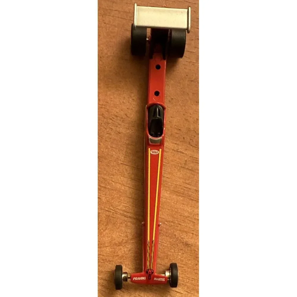 JOHNNY LIGHTNING #7760 RED‎ BELL JEB ALLEN DIE CAST RACING QUARTER DRAGSTER